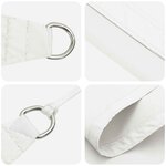 vidaXL Voile d'ombre Oxford enduit de PU