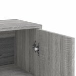 vidaXL Buffets 2 Pièces sonoma gris 60x31x84 cm bois d'ingénierie