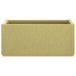 vidaXL Boîte de fleurs de jardin Vert 80 x 36 x 35 cm PP