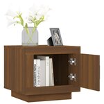 vidaXL Table basse chêne marron 51x50x45 cm bois d'ingénierie