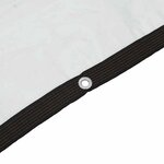 vidaXL Housse de protection plantes avec œillets 1x10 m polyéthylène