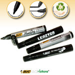 Lot de 10 Feutres marqueurs permanents BIC noir LEAZYGO