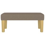 Banc banquette 70 x 30 x 30 cm tissu taupe 02_0010606