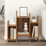 vidaXL Meuble d'appoint Bois ancien 60 x 26 x 60 cm Bois d'ingénierie