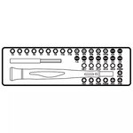 Beta tools ensemble pilote de bit 36 pièces 1256/c36-2 012560100