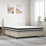 vidaXL Matelas à ressorts ensachés moyen 180x200 cm