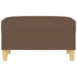 vidaXL Repose-pied Marron 70x55x41 cm Tissu