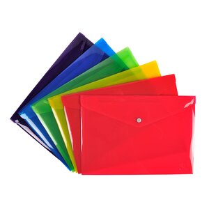Pochette Pression Iderama En Polypropylène - Couleurs Assorties - X 30 - Exacompta