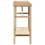 vidaXL Supports pour plantes Marron 75 x 40 x 90 cm Bois de pin massif