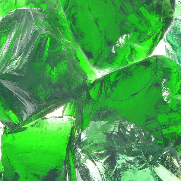 vidaXL Roches de jardin Verre Vert 60-120 mm 25 kg