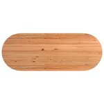 vidaXL Dessus de table 320x120x4 cm bois de chêne massif ovale