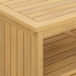 vidaXL Table console de jardin Acacia clair 110 x 35 x 75 cm