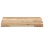 vidaXL Dessus de table carré 50x50x4 cm bois massif d'acacia