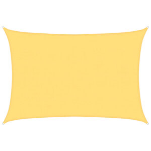 vidaXL Voile d'ombrage 160 g/m² Beige 5x6 m PEHD