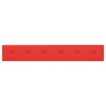 vidaXL Panneaux muraux 12 Pièces Rouge 90x15 cm Similicuir 1 62 m²