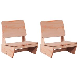 vidaXL Chaises de jardin lot de 2 60x64x70 5 cm bois massif de douglas