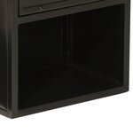 vidaXL Armoire de salle de bain 40x27x90 cm fer et bois de manguier