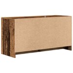 vidaXL Meuble TV vieux bois 102x37 5x52 5 cm bois d'ingénierie
