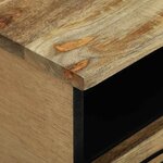 vidaXL Table Basse - 80 x 54 x 40 cm - Bois de Mangue Solide