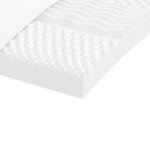 vidaXL Lit de jour avec gigogne et matelas gris foncé 100x200 cm tissu