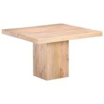 vidaXL Table de salle à manger 120x120x77 cm Bois de manguier massif