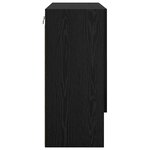 vidaXL Meuble mural Chêne noir 60 x 31 x 70 cm Bois d'ingénierie