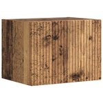 vidaXL Meuble TV mural Bois Ancien 60 x 31 x 29.5 cm Bois d'ingénierie