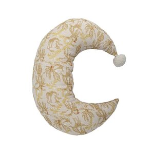Coussin bébé demi-lune 30 x 40 cm - Beige