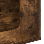 vidaXL Maison pour chat Chêne fumé 51 x 30 x 42 cm Bois d'ingénierie