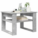 vidaXL Table basse Gris béton 64 x 54 x 44 cm Bois d'ingénierie