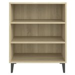 vidaXL Buffet chêne sonoma 57x35x70 cm bois d'ingénierie