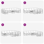 vidaXL Ensemble de canapés d'extérieur 11 pc Blanc et anthracite