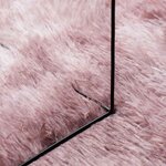 vidaXL Tapis Shaggy à poils longs NAVARRA rose poudré 300x200 cm