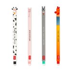 Legami EPSET0016 - Set de 4 Stylos à Encre Gel Effaçable Farm Sweet Farm