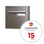 Boite aux lettres Rivage compact brossé