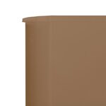 vidaXL Paravent 3 panneaux Tissu 400 x 160 cm Taupe