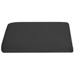 vidaXL Coussin d’assise Noir 39 x 38 x 8 5 cm