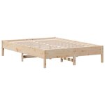 vidaXL Cadre de lit sans matelas 120x200 cm bois de pin massif