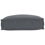 vidaXL Coussin pour assise de palette Anthracite 50 x 50 x 12 cm