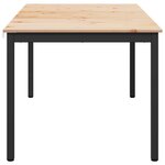 vidaXL Table de salle à manger / Table de repas Naturel