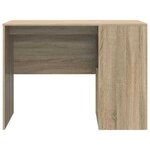 vidaXL Bureau Chêne sonoma 102 x 50 x 75 cm Bois d'ingénierie