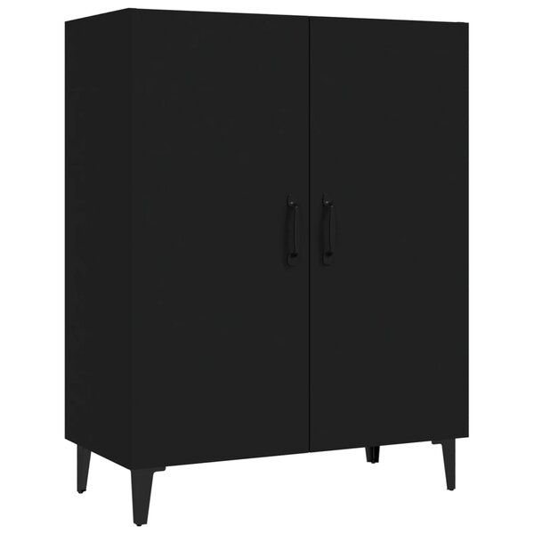 vidaXL Buffet Noir 70x34x90 cm Bois d'ingénierie
