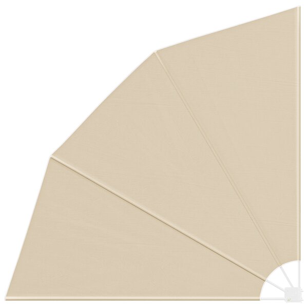 vidaXL Écran de confidentialité pour balcon Beige 210 x 210 cm tissu