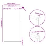 Store enrouleur occultant 120 x 230 cm bleu