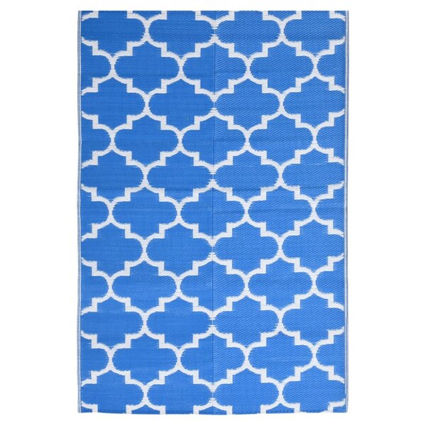 vidaXL Tapis d'extérieur Bleu 190x290 cm PP