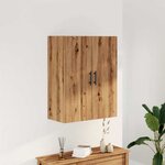 vidaXL Armoire murale chêne artisanal 69 5x34x90 cm