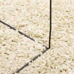 vidaXL Tapis shaggy PAMPLONA poils longs moderne doré 200x200 cm