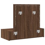 vidaXL Table de Toilette Marron 83 x 40 x 70 cm Bois d'ingénierie