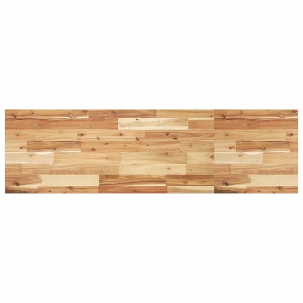 vidaXL Dessus de table rectangulaire 140x40x2 cm bois massif d'acacia