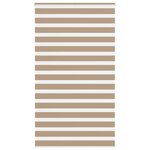 vidaXL Store zèbre marron sable largeur du tissu 130 9 cm polyester